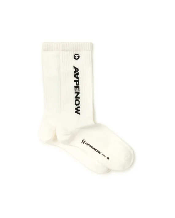 ايه ايه بي إي AAPENOW moonface logo socks